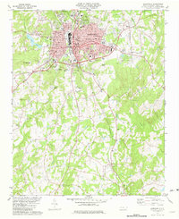 Albemarle 1981 topographic map thumbnail