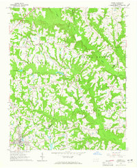 Angier 1964 topographic map thumbnail
