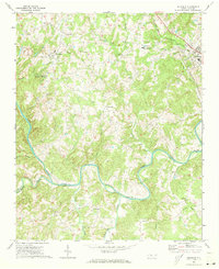 Aquadale 1971 topographic map thumbnail