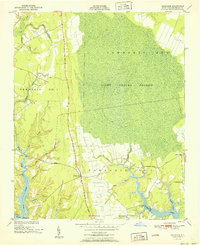 Arapahoe 1951 topographic map thumbnail
