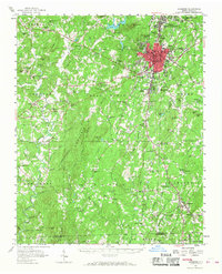 Asheboro 1957 topographic map thumbnail