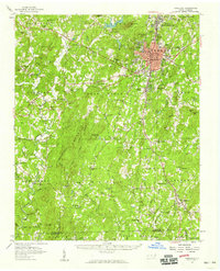 Asheboro 1957 topographic map thumbnail