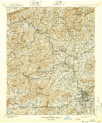 Asheville 1901 topographic map thumbnail