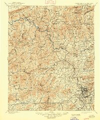 Asheville 1901 topographic map thumbnail