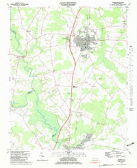 Ayden 1982 topographic map thumbnail