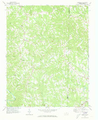 Ayersville 1971 topographic map thumbnail