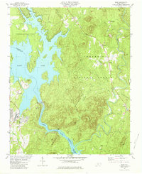 Badin 1981 topographic map thumbnail