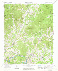 Bakersville 1960 topographic map thumbnail