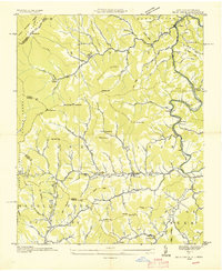 Bald Creek 1935 topographic map thumbnail