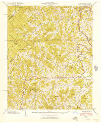 Bald Creek 1939 topographic map thumbnail