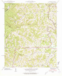 Bald Creek 1939 topographic map thumbnail