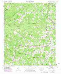 Bald Creek 1939 topographic map thumbnail