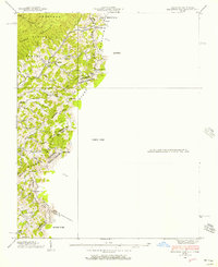 Baldwin Gap 1938 topographic map thumbnail