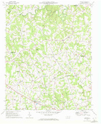 Banoak 1970 topographic map thumbnail