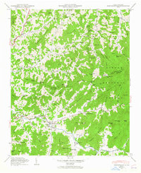 Barnardsville 1946 topographic map thumbnail