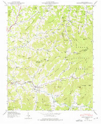 Barnardsville 1946 topographic map thumbnail