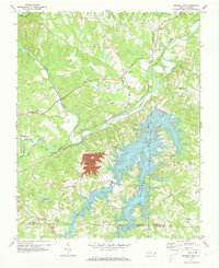 Belews Lake 1971 topographic map thumbnail
