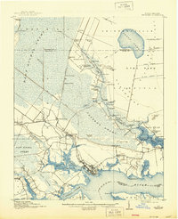 Belhaven 1916 topographic map thumbnail