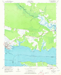 Belhaven 1951 topographic map thumbnail