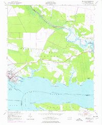 Belhaven 1951 topographic map thumbnail
