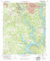 Belmont 1973 topographic map thumbnail