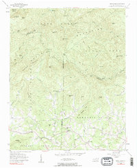 Benn Knob 1956 topographic map thumbnail