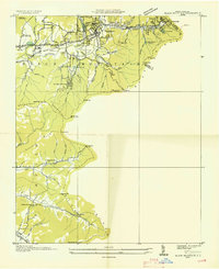 Black Mountain 1935 topographic map thumbnail