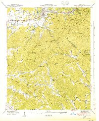 Black Mountain 1943 topographic map thumbnail