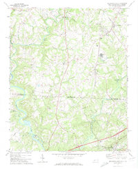 Blacksburg North topographic map thumbnail