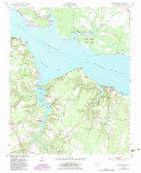 Blounts Bay 1953 topographic map thumbnail