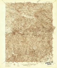 Blowing Rock 1936 topographic map thumbnail
