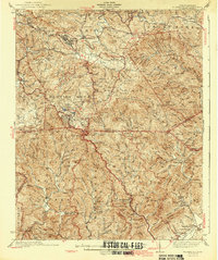 Blowing Rock 1942 topographic map thumbnail