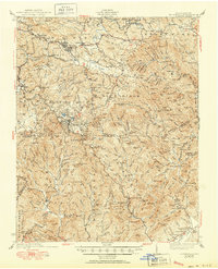 Blowing Rock 1942 topographic map thumbnail