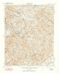 Blowing Rock 1942 topographic map thumbnail