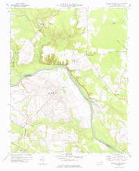 Boones Crossroads 1974 topographic map thumbnail