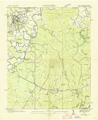 Brevard 1935 topographic map thumbnail
