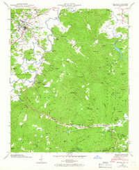 Brevard 1945 topographic map thumbnail