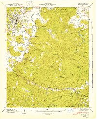 Brevard 1946 topographic map thumbnail