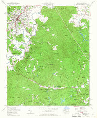 Brevard 1965 topographic map thumbnail