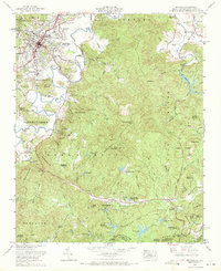 Brevard 1965 topographic map thumbnail