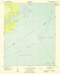 Broad Creek 1951 topographic map thumbnail