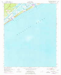 Browns Inlet 1952 topographic map thumbnail