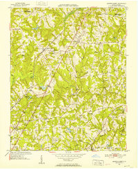 Browns Summit 1951 topographic map thumbnail