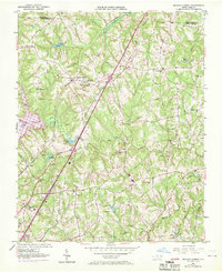 Browns Summit 1951 topographic map thumbnail
