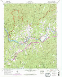 Bryson City 1961 topographic map thumbnail