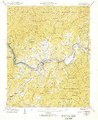 Bryson 1940 topographic map thumbnail