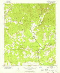 Mount Gilead East 1956 topographic map thumbnail
