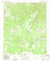 Mount Gilead East 1956 topographic map thumbnail