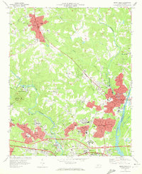 Mount Holly 1970 topographic map thumbnail