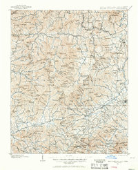 Mount Mitchell 1900 topographic map thumbnail